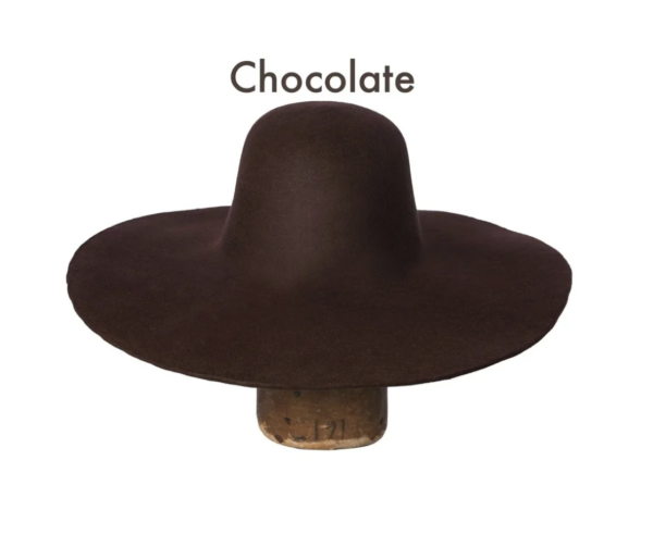 Chocolate Felt Hat